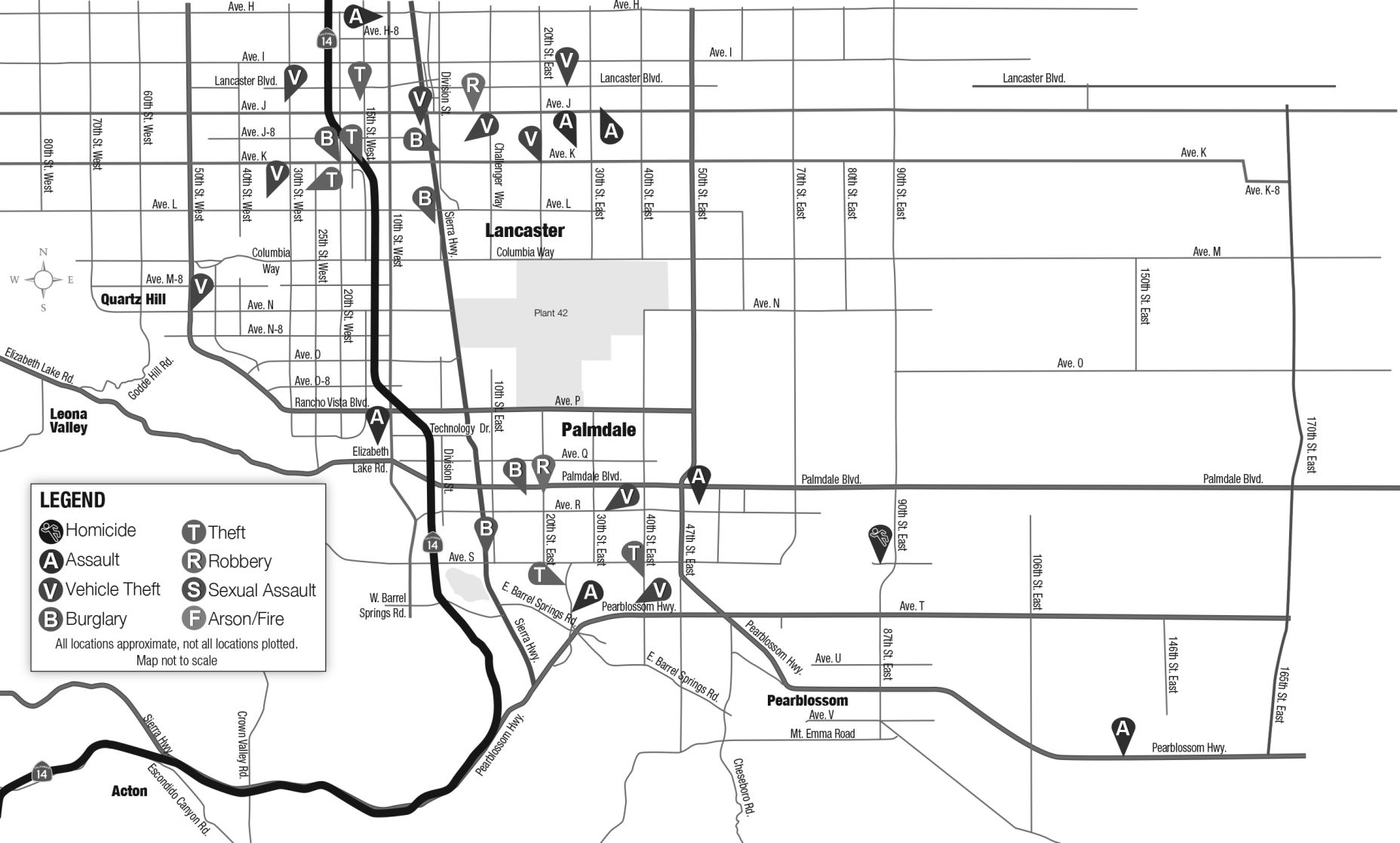 Antelope Valley crime blotter, June 17, 2020
